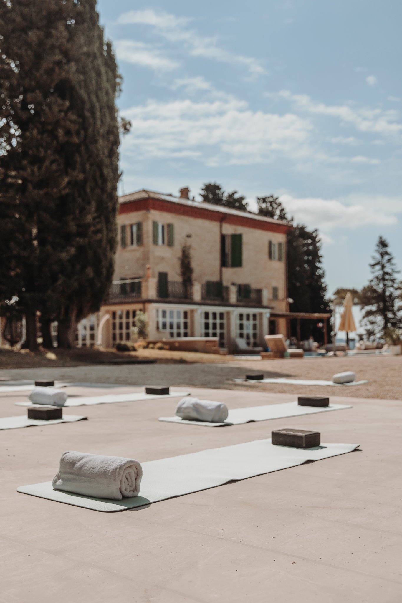 Private padel court included with a villa rental